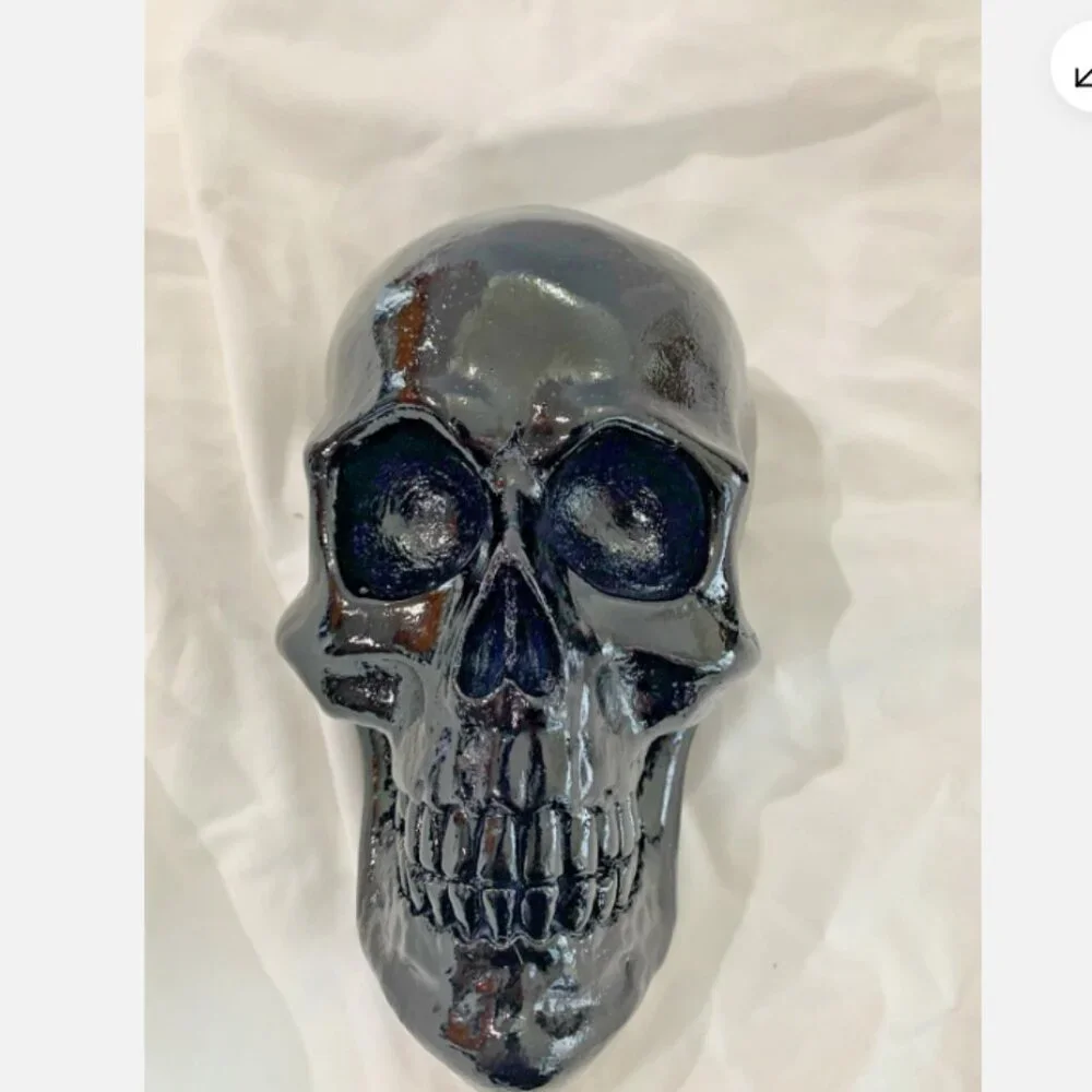 Grandin Road Gothic Skull and Hands, Set of Three item# 168132 (Black) Halloween - Picture 4 of 10